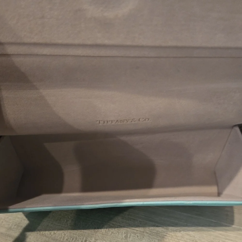 Tiffany & Co. Dark Brown Sunglasses with Turquoise Case - Picture 10 of 16